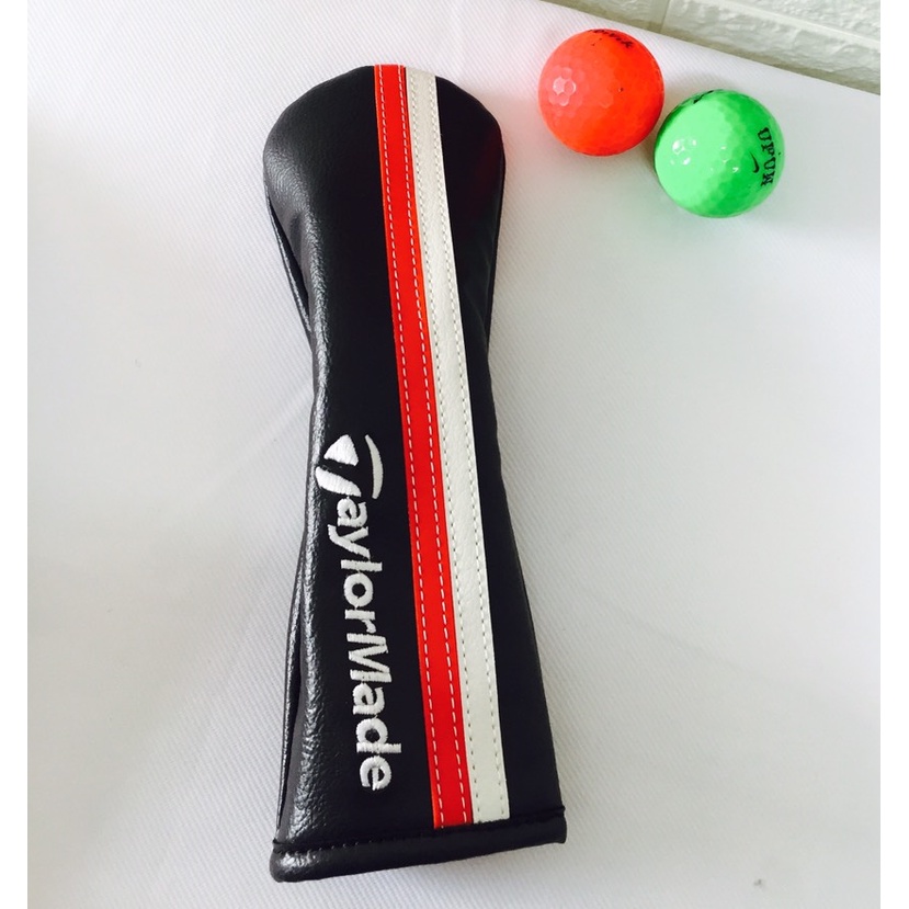 Bao che đầu gậy Golf Taylormade chất liệu da-Cover driver-bọc đầu gậy Golf gậy gỗ-bọc bảo vệ đầu gậy Golf số 0,1,3,5