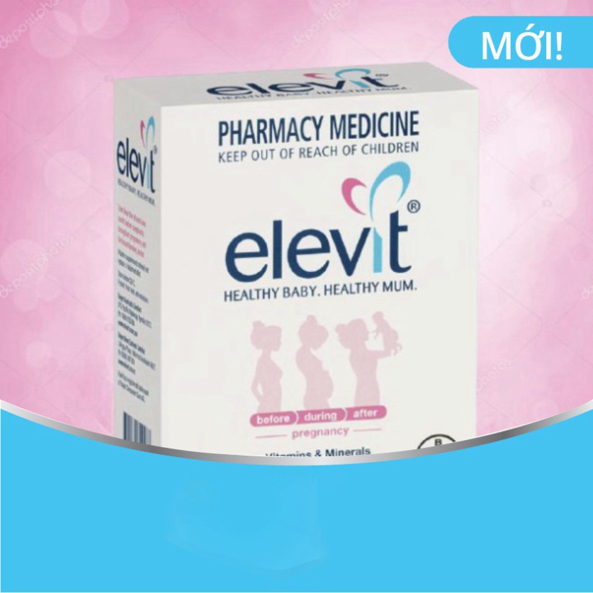 XẢ XẢ XẢ Vitamin Tổng Hợp Elevit Cho Bà Bầu 100 Viên XẢ XẢ XẢ