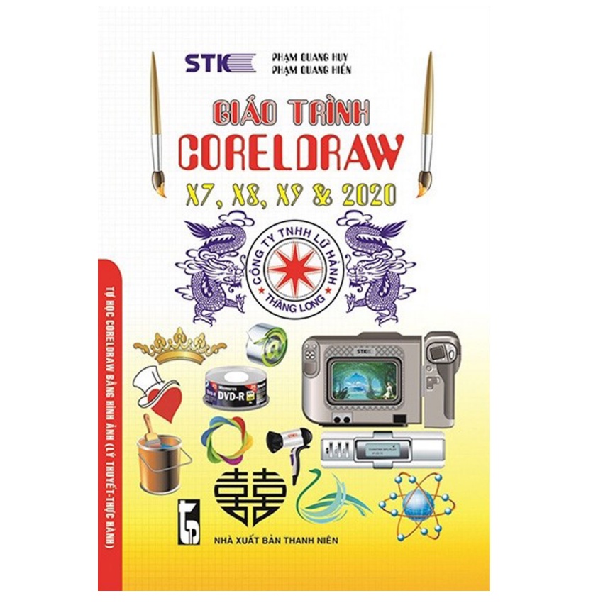 Sách - Giáo Trình Coreldraw X7, X8, X9 Và 2020