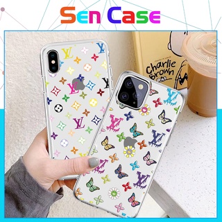 Ốp Lưng Iphone Silicon Viền Mềm Trắng Trong In Hình LV ( Louis Vuitton) Trend Chống Sock Bảo Vệ Điện Thoại