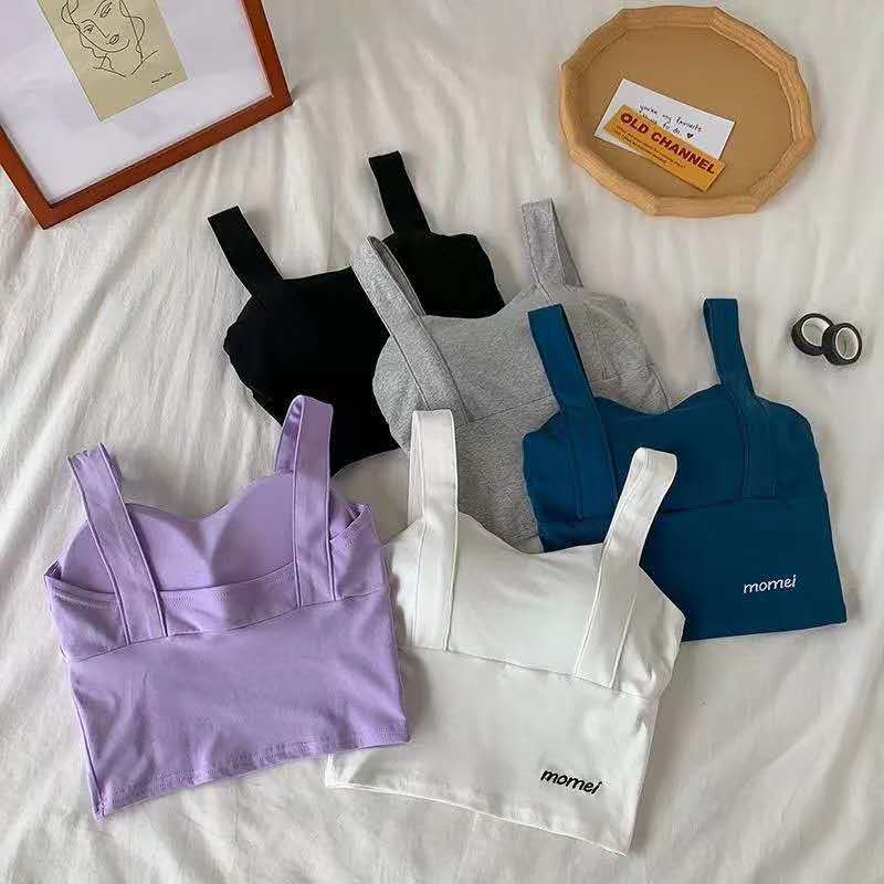 Áo Ba Lỗ Lửng Thời Trang Thoải Mái Dành Cho Nữ