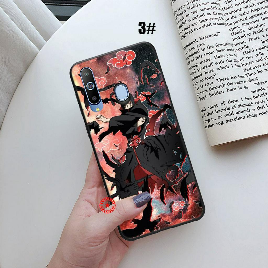 Ốp điện thoại in hình Naruto Itachi Uchiha 144SA cho Samsung Galaxy A30S A20S A20E A10S A30 A20 A10 A9 A8 A7 Plus