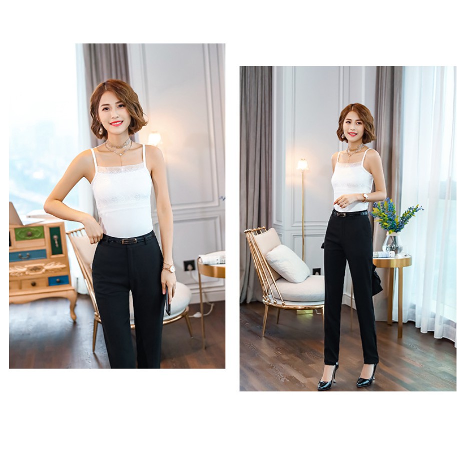 Áo Lót dây mặc vest Titishop AOL38 trắng