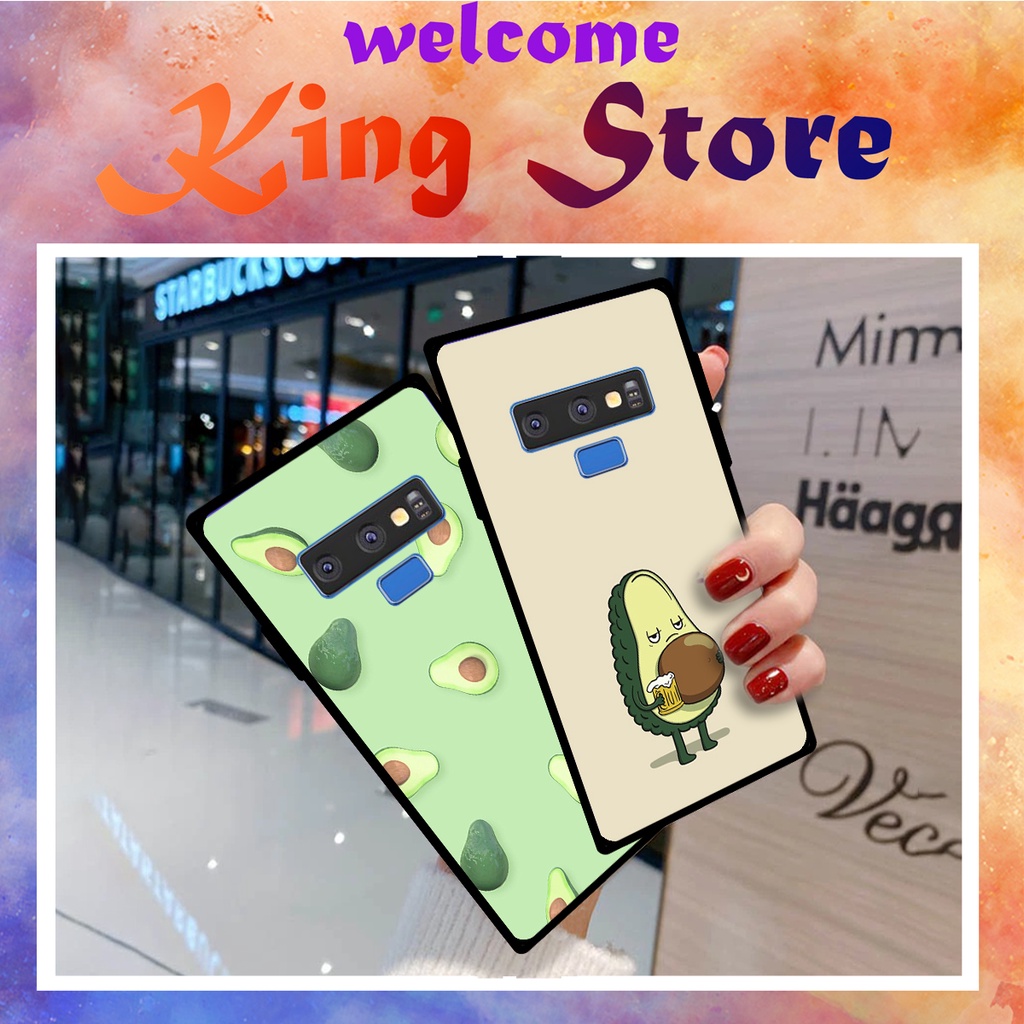 Ốp lưng Samsung Note 7/Note 8/Note 9 in hình Trái bơ siêu đẹp, độc, lạ_KINGSTORE.HN_Ốp SS