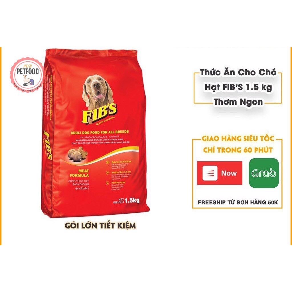 Thức ăn cho chó trưởng thành Ganador Fib's 1,5 kg