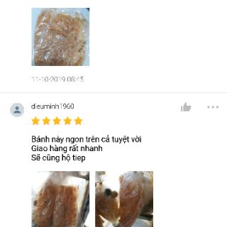 Bánh tráng dẻo tôm cuộn hành phi siêu ngon! 1 BỊCH DÙNG THỬ