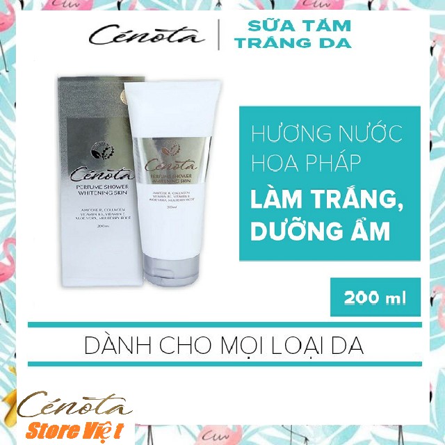 Sữa tắm trắng da hương nước hoa, sữa tắm trắng Cenota Perfume Shower Whitening Skin 200ml | BigBuy360 - bigbuy360.vn