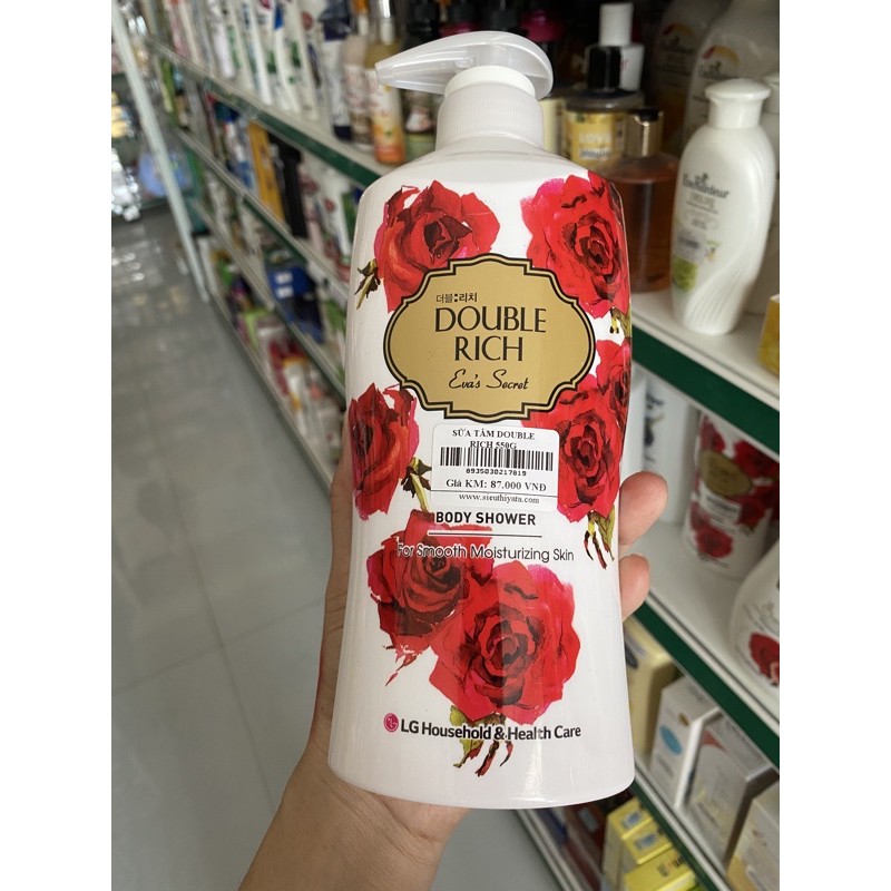 Sữa Tắm Double Rich Snow White 550g