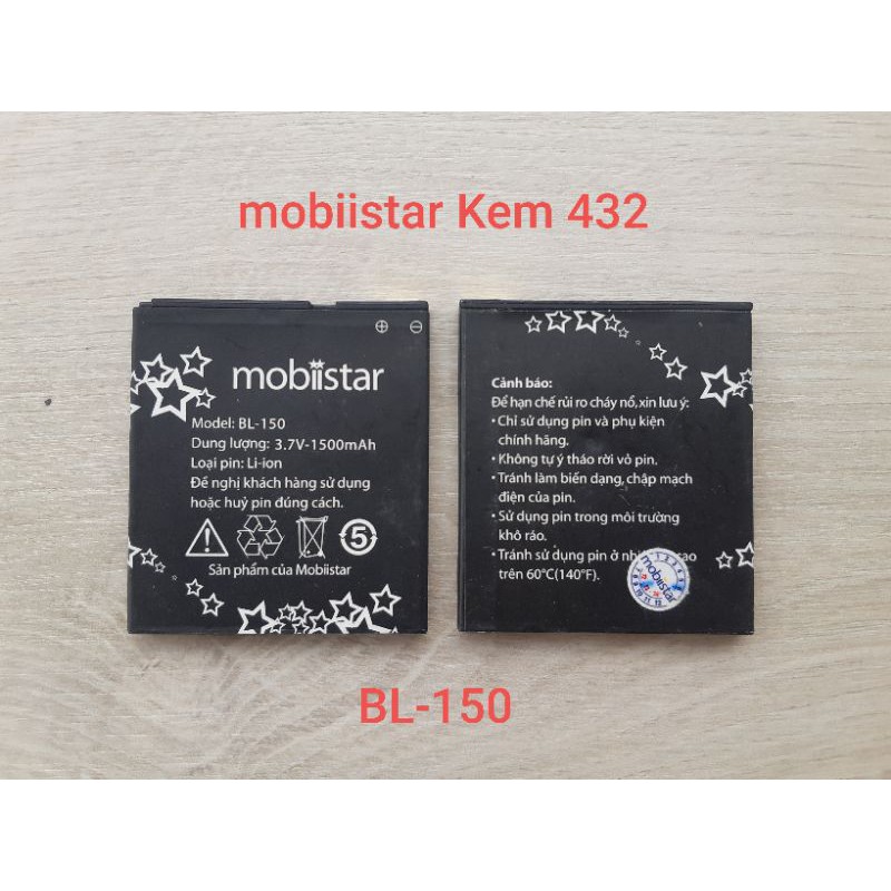 Pin mobiistar Kem 432 (BL-150)