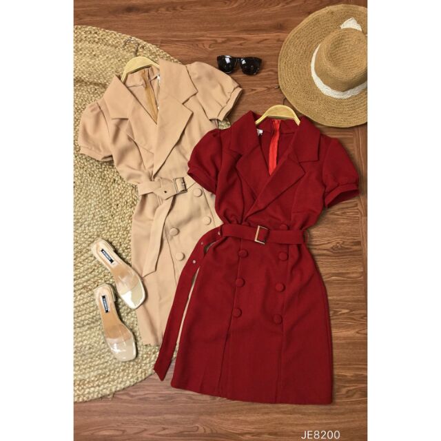 Đầm Vest nút bọc