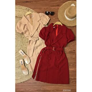 Đầm Vest nút bọc