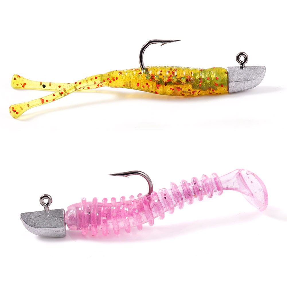 Set 10 Lưỡi Câu Cá Mềm 0.5g / 0.8g / 1g / 1.2g / 1.5g