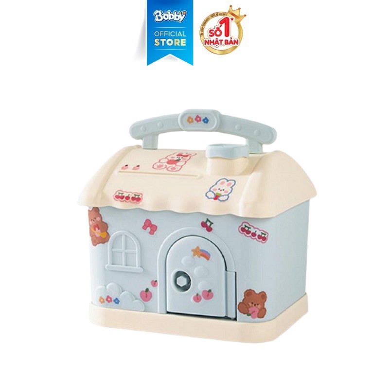 [MKB gift] Két sắt mini tiết kiệm tiền Bobby hình ngôi nhà siêu dễ thương dành cho bé