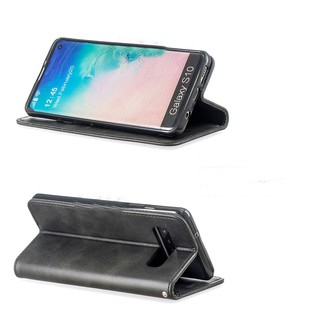 Bao da samsung s8 / s9 / s10 dạng ví cao cấp có may viền