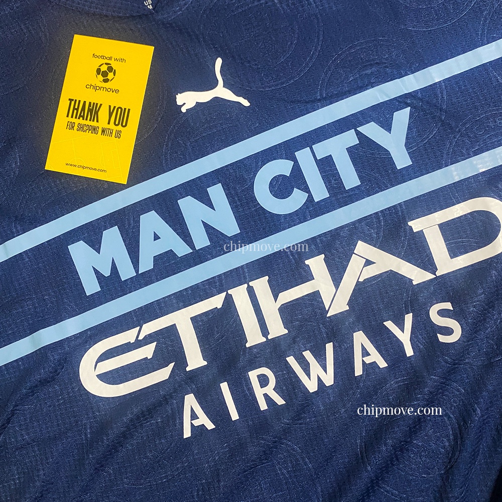 Bộ áo bóng đá ManCity Xanh đen mùa giải mới 2022 đỏ sân nhà Thái cao cấp