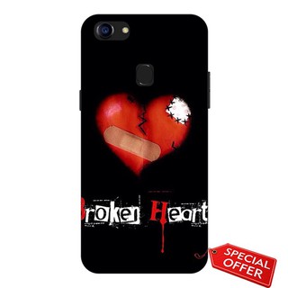 Ốp lưng Oppo F5- nhựa dẻo Silicone in hình Heart Broken