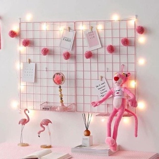 Khung lưới treo ảnh trang trí, tấm lưới decor đa năng