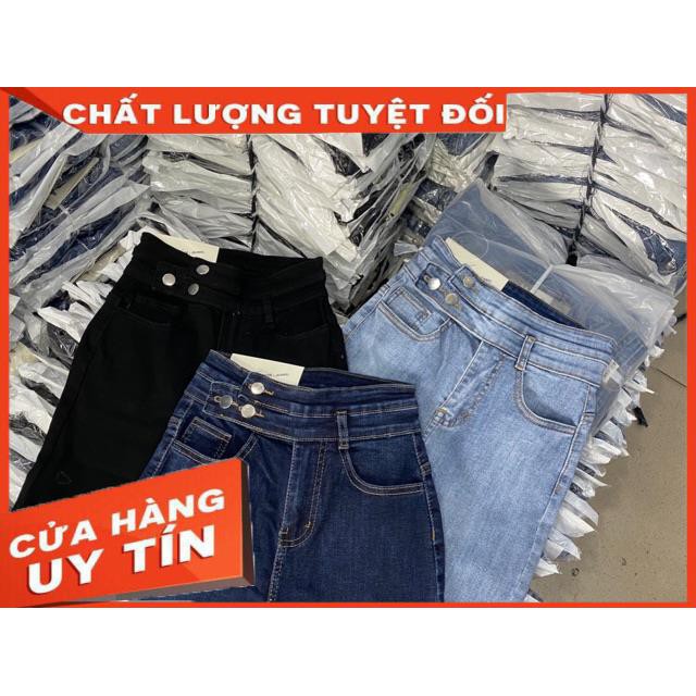 QUẦN JEANS ÔM LƯNG CAO 2 Nút chất siêu mềm giãn | BigBuy360 - bigbuy360.vn