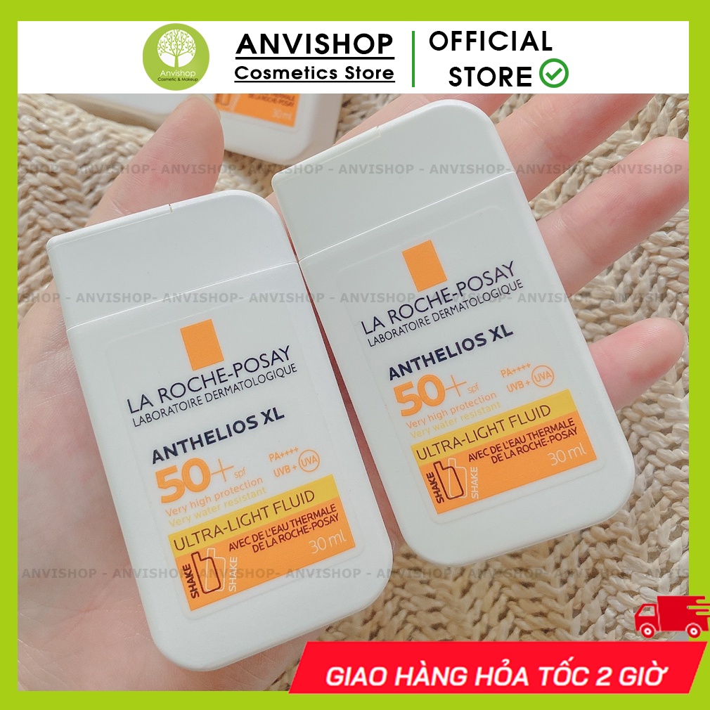 CHỐNG NẮNG LA ROCHE POSAY ANTHELIOS XL ULTRA-LIGHT FLUID 30ML phù hợp mọi loại da &amp; da nhạy cảm
