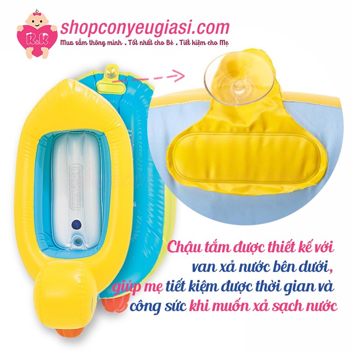 Chậu Tắm Phao Vịt Vàng Munchkin MK32201