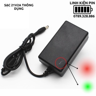 Sạc pin Lion 5s 21V 2A thông dụng có đèn báo đầy