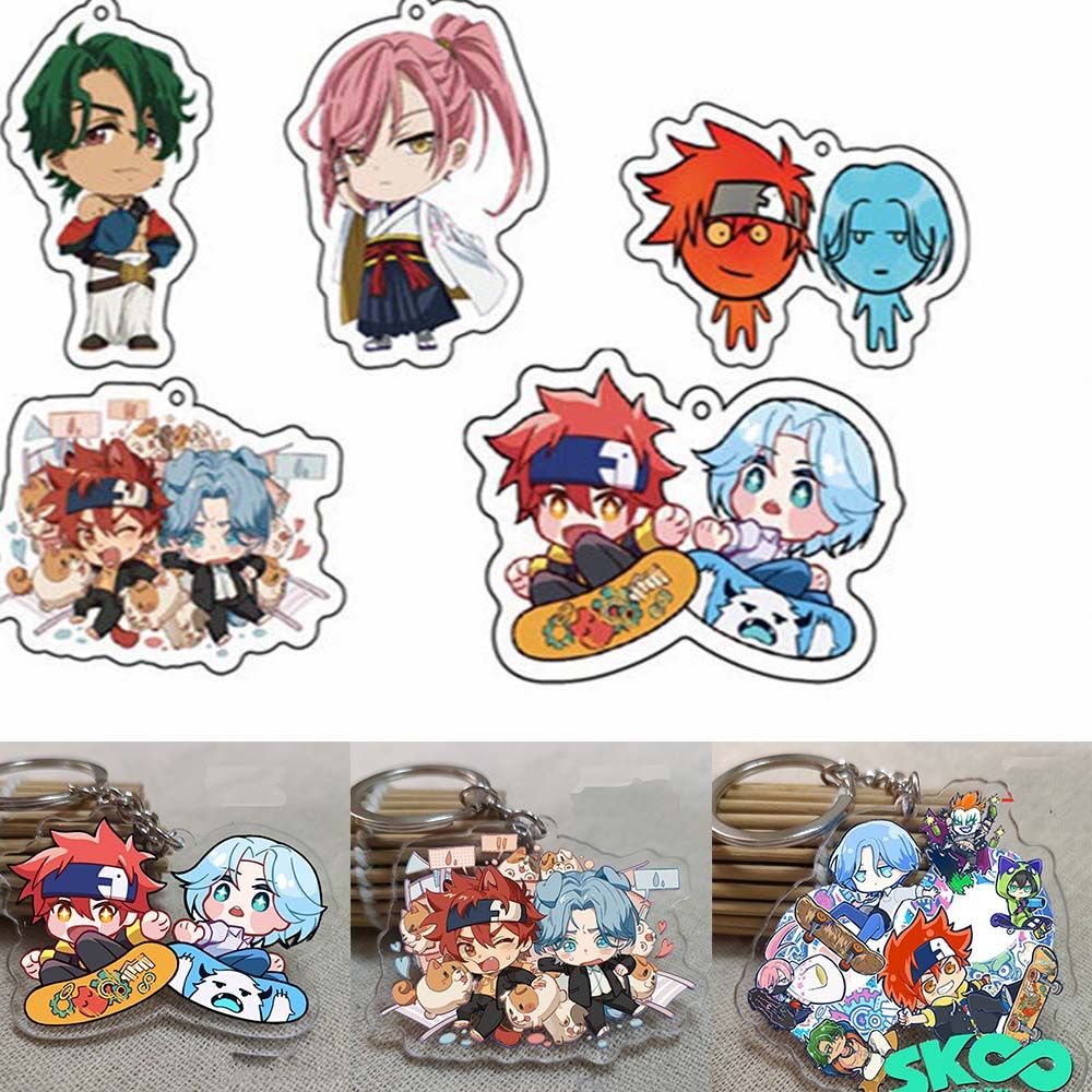 Móc chìa khóa bằng acrylic hình nhân vật anime SK8 Infinite Langa hasegawa thời trang