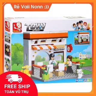 Bộ đồ chơi lắp ráp nhà hàng Sluban M38-B0567