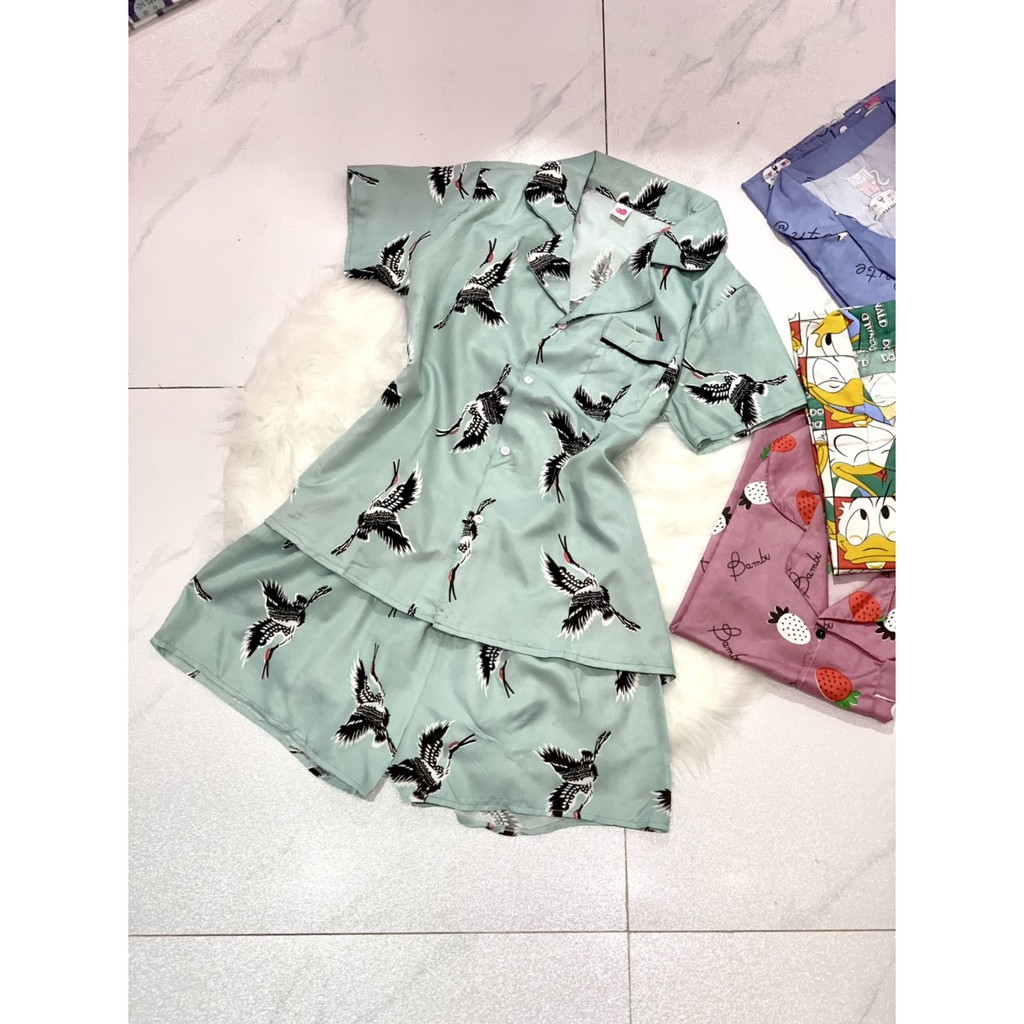 [Kate] Bộ Pijama đùi Kate Thái free size 40-60kg