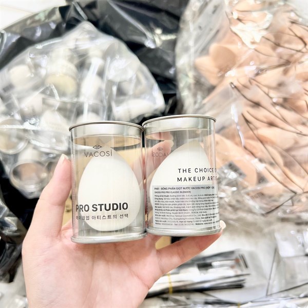 Bông Phấn Nền Giọt Nước Vacosi Prs Pro Flat Blender - PH01/PH02/PH03/PH04/PH05