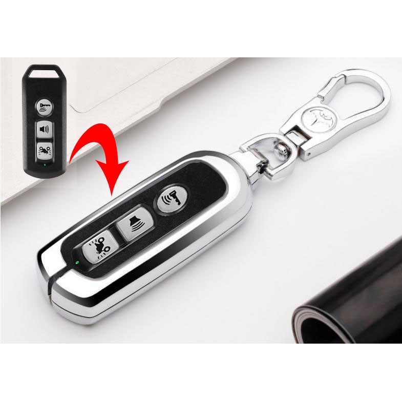 🔥HCM-Ốp chìa khóa Smartkey Honda SH hàng kim loại cao cấp chống va đập hiệu quả