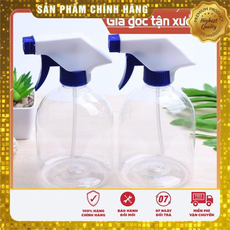 Chai Xịt Phun Sương ❤ TRÙM SỈ ❤ [500ml] Chai nhựa pet Vòi Xịt Kính 500ml Lùn rỗng chiết dung dịch , phụ kiện du lịch