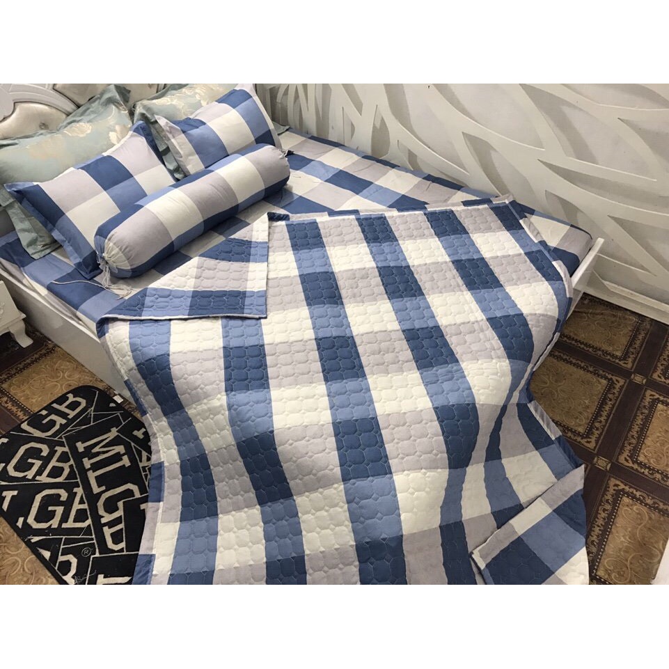 Bộ Chăn Ga Gối Siêu Đẹp Với Nhiều Mẫu Mã Đa Dạng 2021 Chất Liệu Vải Poly Cotton Mềm Mịn Combo 4