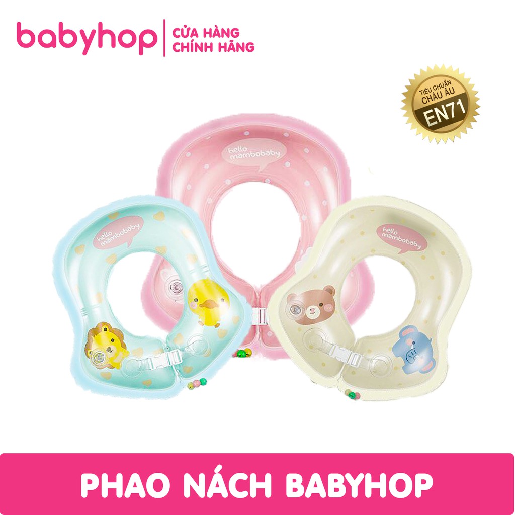 Phao nách Hello Mambobaby Babyhop dành cho bé từ 1-3 tuổi kèm bơm phao