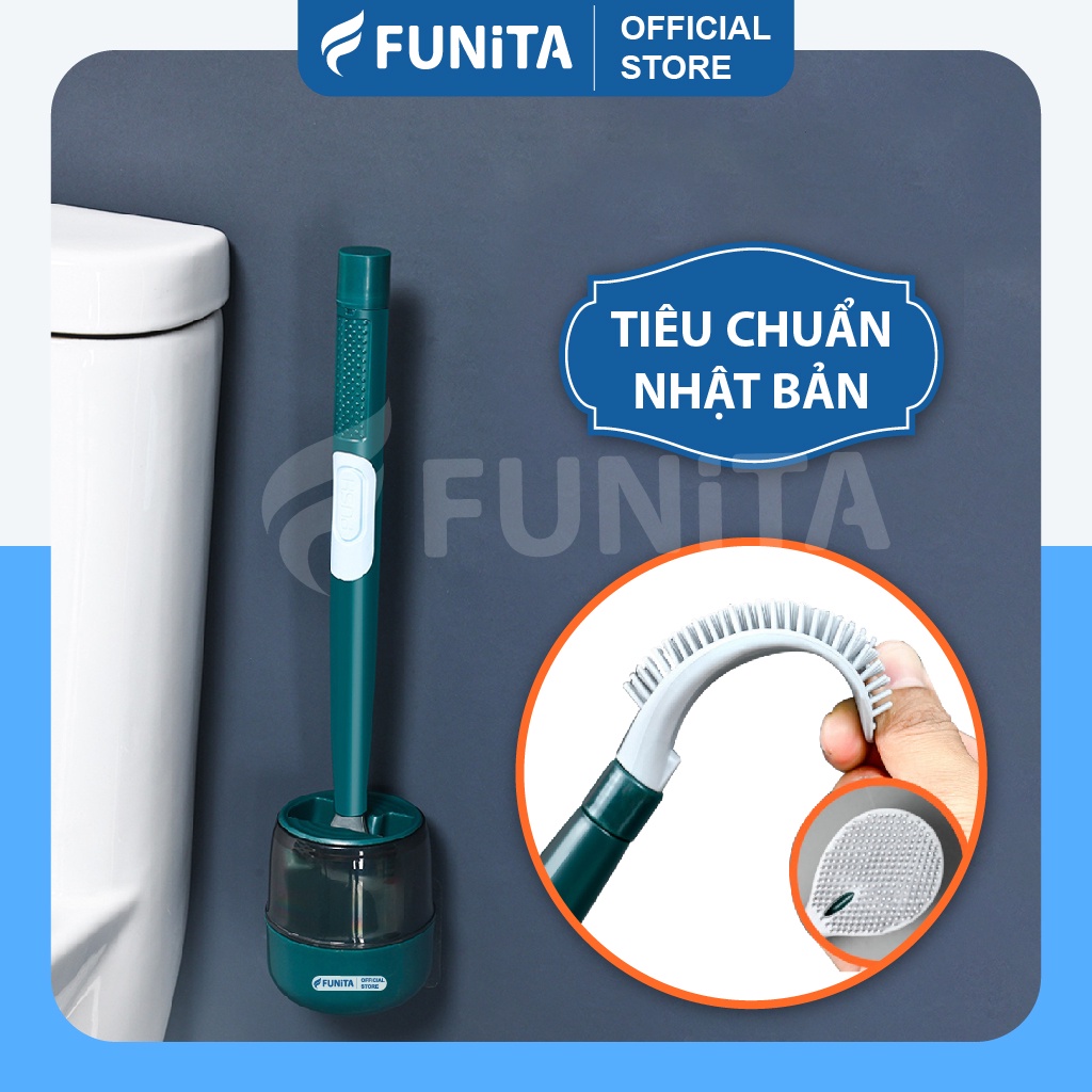 Chổi Cọ Vệ Sinh Thông Minh FUNiTA , Bàn Chải Cọ Rửa Vệ Sinh Silicone Có Bình Chứa Xà Phòng Tiện Dụng FUNiTA MART