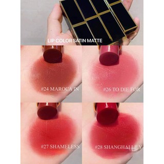 Son Tom ford lip color satin matte mẫu mới năm 2021 màu cực đẹp, chất son mềm mướt mịn môi