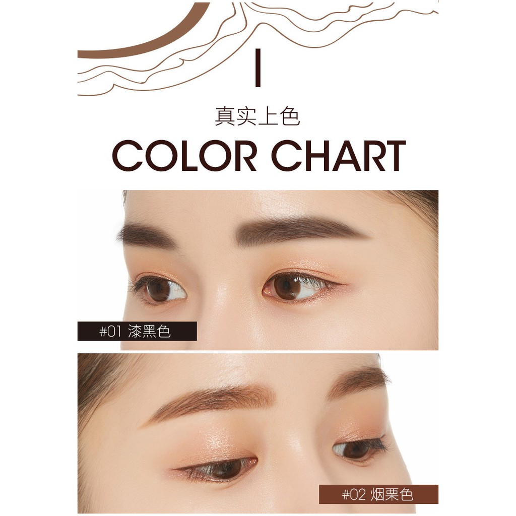 [Hàng mới về] Bút kẻ lông mày hai đầu siêu mỏng xoay tự động chống thấm nước chống mồ hôi | BigBuy360 - bigbuy360.vn