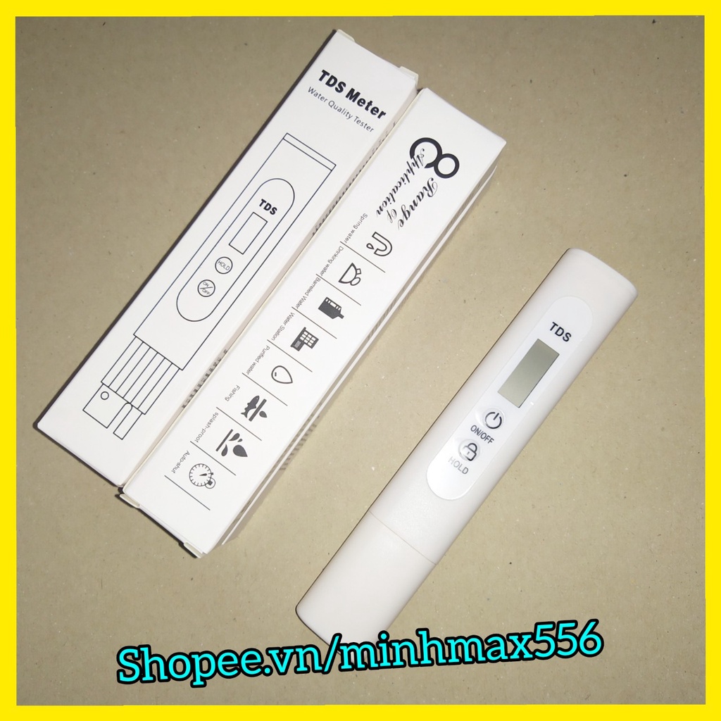 Bút thử nước TDS kiểm tra chất lượng nước | TDS thử nước máy lọc RO | TDS  Model-TDS-3 meter