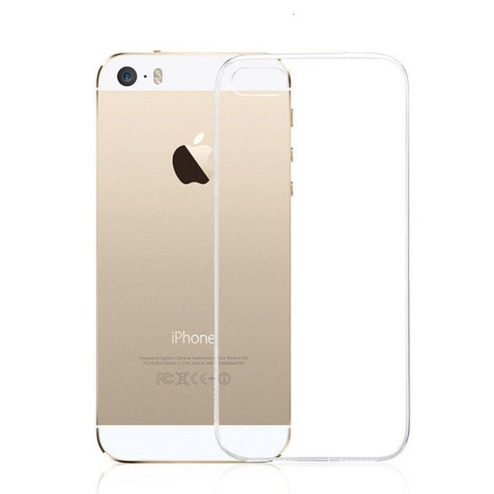 [BH 1 ĐỔI 1] Ốp lưng silicon dẻo trong suốt mỏng 0.6mm cho iPhone 5 / 5s / SE hiệu Ultra Thin - Hàng chính hãng