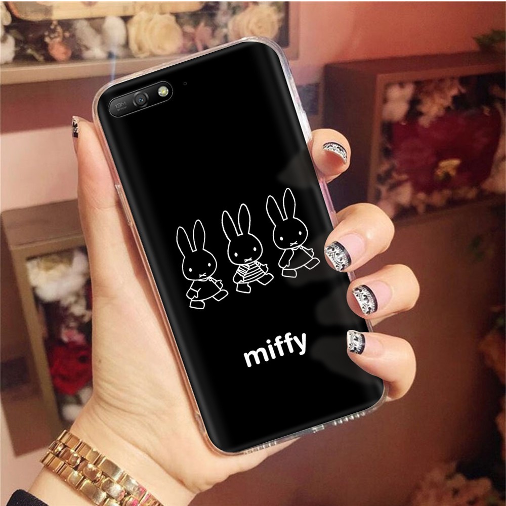 Ốp Điện Thoại Trong Suốt At79 Miffy Cho Motorola Moto G5 G5S G6 G4 Play Plus
