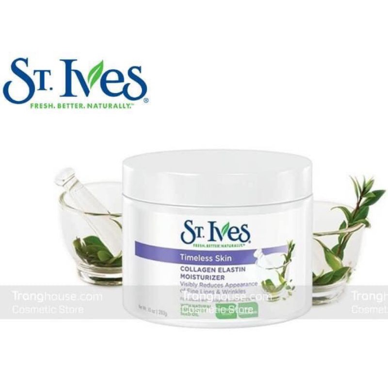 Kem Dưỡng Ẩm St.Ives Timeless Skin Collagen Elastin Moisturizer