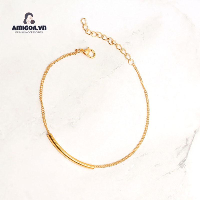✨✨Lắc Chân Hợp Kim Hình Chữ U Phong Cách Retro Thời Trang