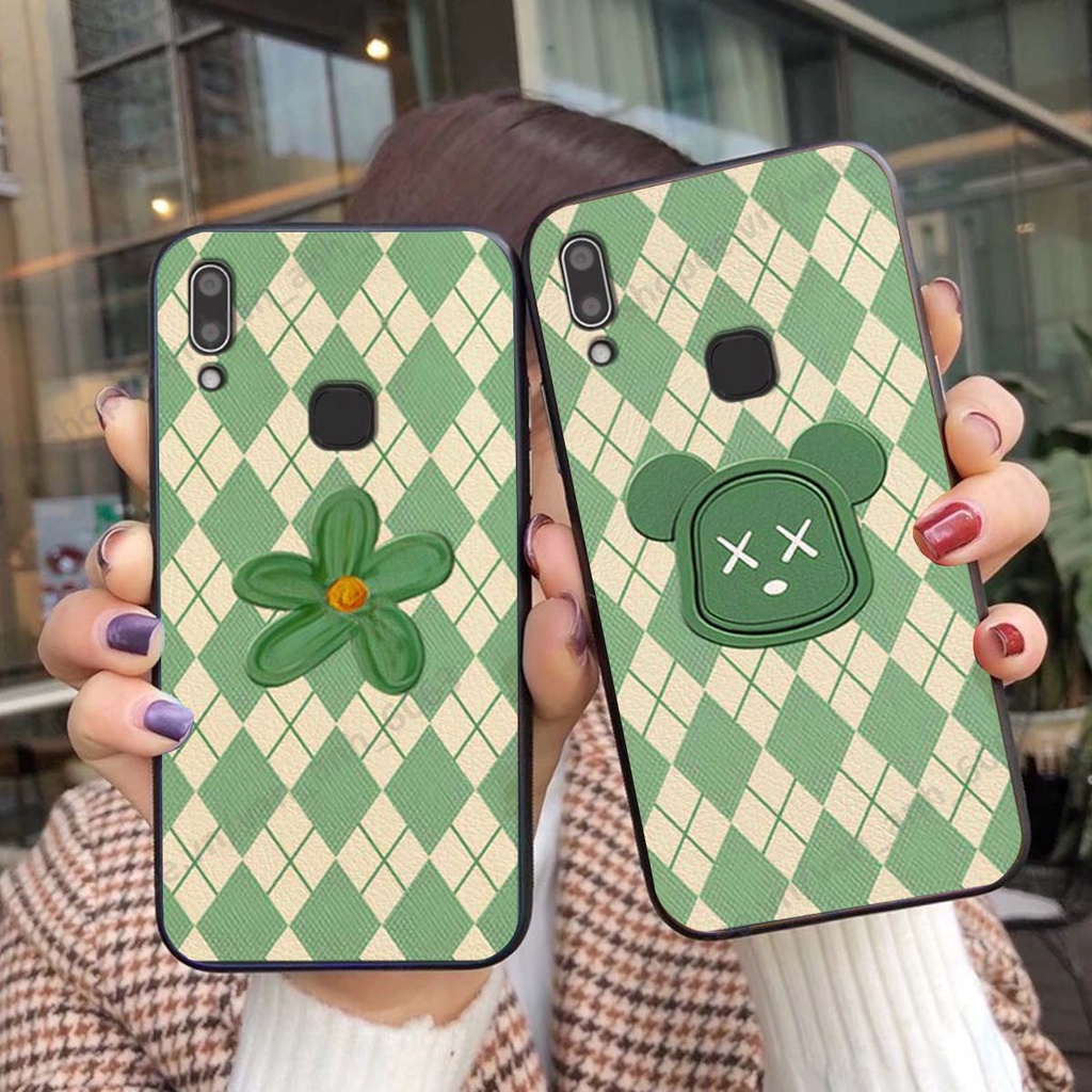 Ốp lưng Vivo Y91 / Y91c / Y93 / Y95 in hình hoa, gấu rich bear nghệ thuật, thời trang