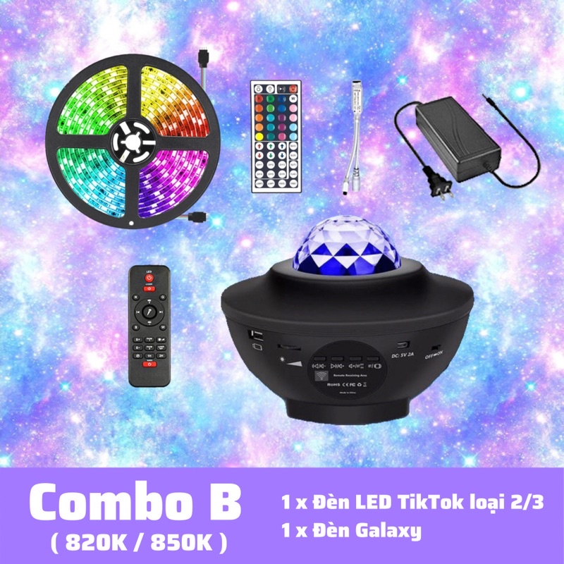 COMBO Đèn LED TikTok + Đèn Galaxy | So Sick World |