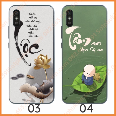 Ốp lưng Xiaomi redmi 9a hình thư pháp nhiều mẫu đẹp ( phần 1)