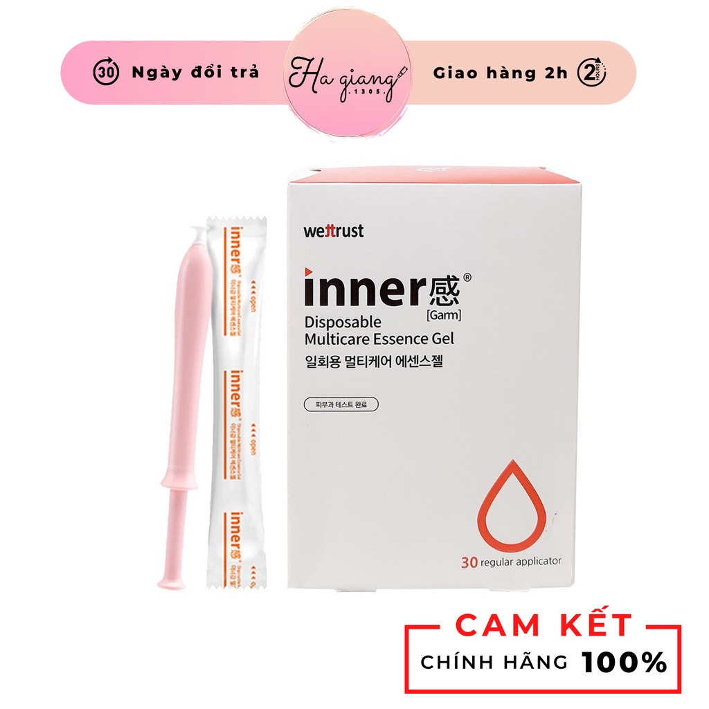 Đũa Thần Inner - Gel Phụ Khoa - Dưỡng Ẫm Và Làm Sạch, Dung dịch vệ sinh vùng kín Inner Gel Wettrust