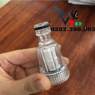 Cút lọc nước đầu vào máy rửa xe gia đình - cút trắng lọc rác