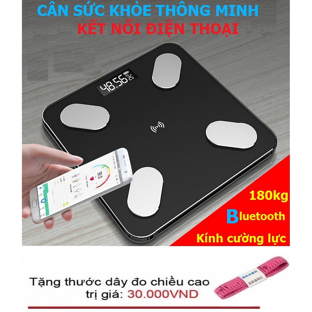 Hot Cân sức khỏe điện tử thông minh phân tích cơ thể Perfect,điện tử thông minh kết nối bluetooth,cân đo độ béo, mỡ