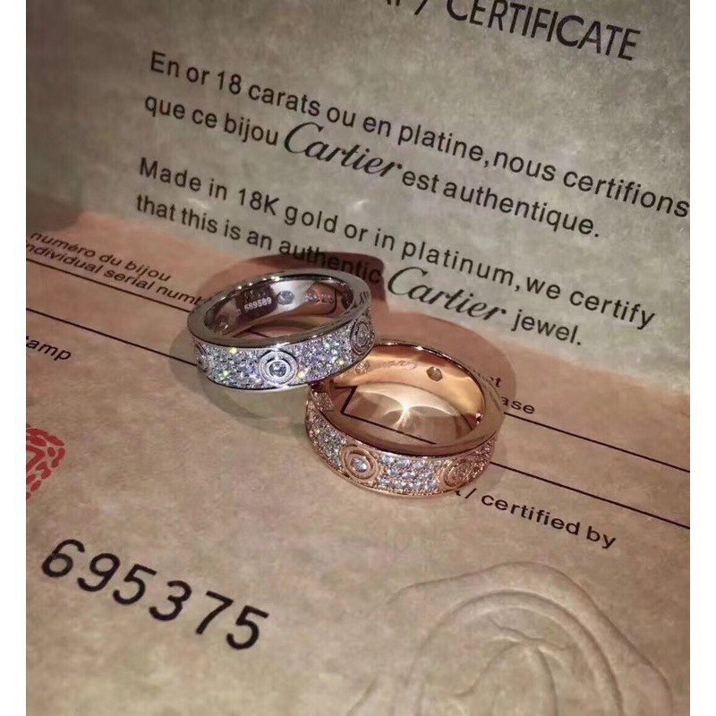 Nhẫn bạc 925 đính đá lấp lánh màu bạc cho cặp đôi