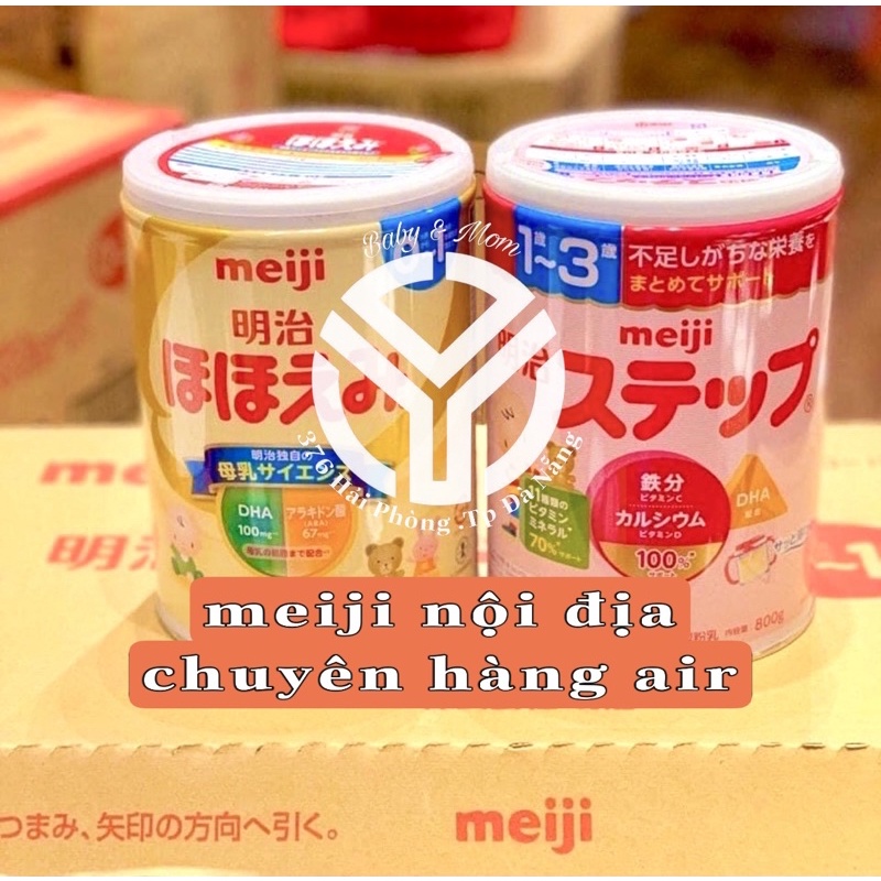 SỮA MEIJI LON 800g - NỘI ĐỊA NHẬT Date 2023