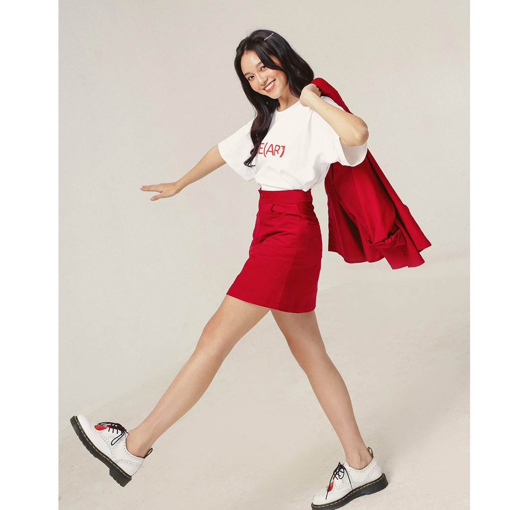 DOTTIE - Chân Váy Ngắn Đắp Túi Nữ S0039